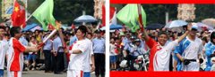 奧運圣火抵達(dá)惠州，旭日集團總經(jīng)理，常宏公司董事長楊勛擔(dān)任火炬手